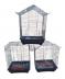 CRISPY 300 SERİSİ 2 KAPILI 2 YEMLİKLİ BOYALI VEYA KROM KAFES