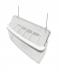 TİSERT TELLİ IZGARALI ŞEFFAF YEMLİK 15 CM 12'Lİ